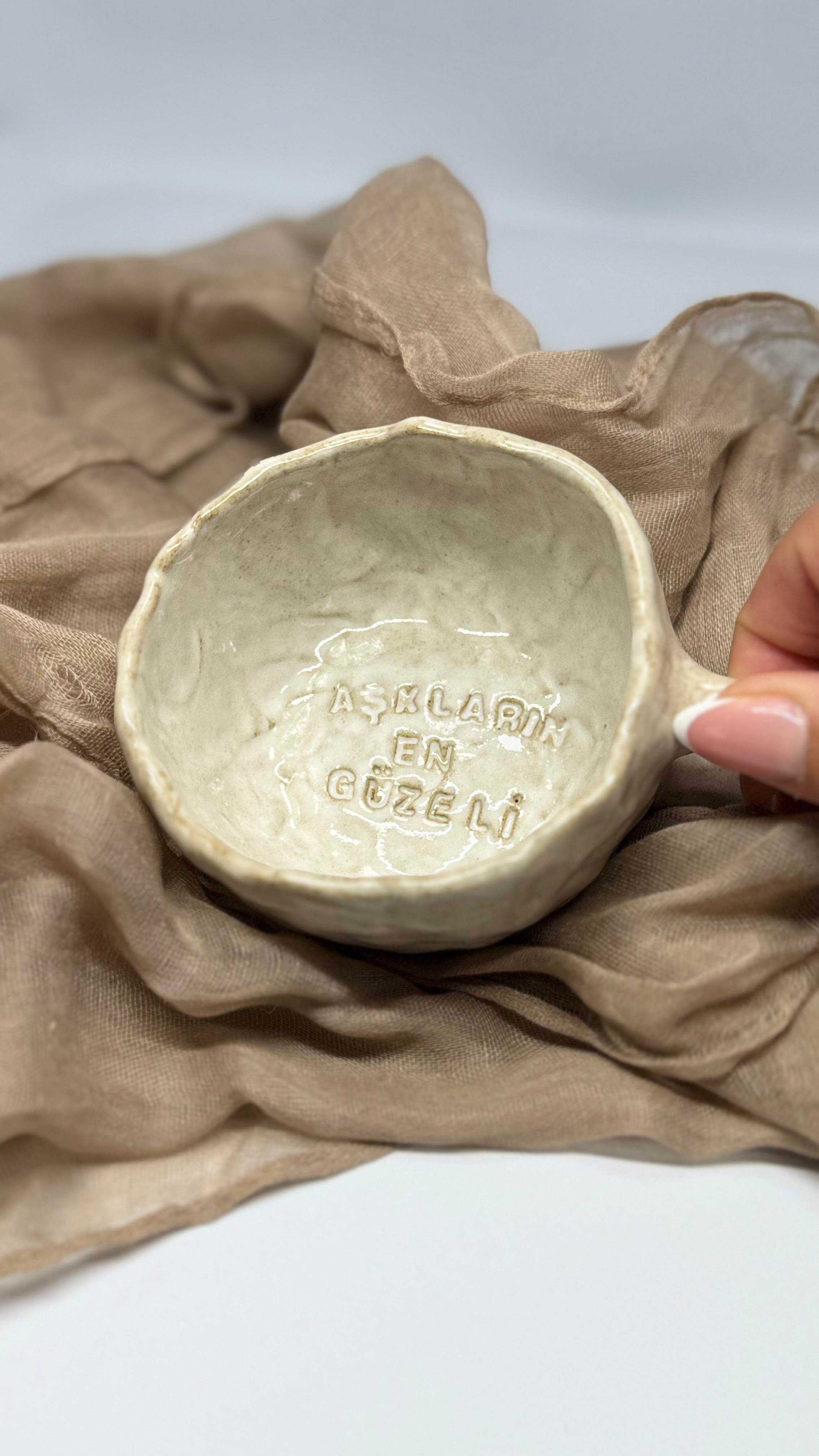 Tasse en grès